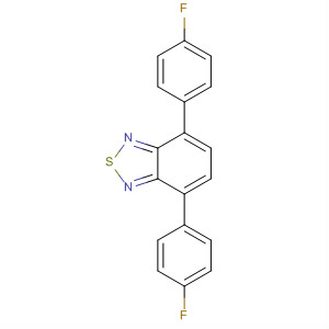 Structure of 2,1,3-Benzothiadiazole, 4,7-bis(4-fluorophenyl)-