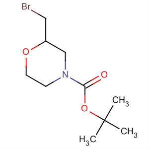 Structure of (S)-4-Boc-Bromomethylmorpholine
