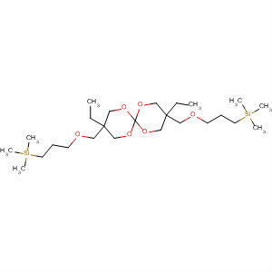 Structure of 1,5,7,11-Tetraoxaspiro[5.5]undecane,3,9-diethyl-3,9-bis[[3-(trimethylsilyl)propoxy]methyl]-