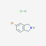 Structure of 5-BROMO-2,3-DIHYDRO-1H-ISOINDOLE HYDROCHLORIDE