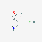 Structure of 4-Methyl-4-piperidinecarboxylic Acid Hydrochloride