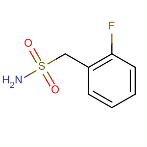 Structure of Benzenemethanesulfonamide, 2-fluoro-