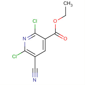 2,6-二氯-5-氰基烟酸乙酯结构式