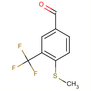 Structure of Benzaldehyde, 4-(methylthio)-3-(trifluoromethyl)-