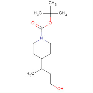 1-BOC-4-(4-羟基-2-丁基)哌啶结构式