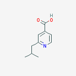 Structure of 2-isobutylisonicotinic acid