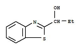 Structure of 2-Benzothiazolemethanol,a-ethyl-