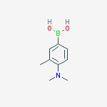 Structure of 4-(N,N-Dimethylamino)-3-methylphenylboronic acid