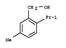 Structure of Benzenemethanol,5-methyl-2-(1-methylethyl)-