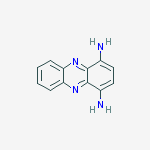 Structure of PHENAZINE,1,4-DIAMINO-