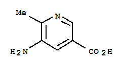 Structure of 3-Pyridinecarboxylicacid, 5-amino-6-methyl-