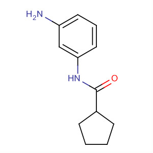 Structure of N-(3-aminophenyl)cyclopentanecarboxamide