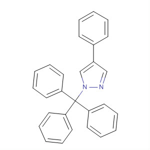 1H-Pyrazole, 4-phenyl-1-(triphenylmethyl)-结构式
