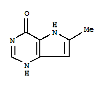 4H-PYRROLO[3,2-D]PYRIMIDIN-4-ONE,3,5-DIHYDRO-6-METHYL-结构式