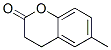 3,4-dihydro-6-methyl-2H-1-benzopyran-2-one结构式