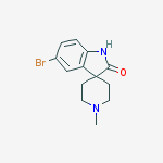 Structure of 1,2-Dihydro-2-oxo-1'-methylspiro[5-bromo-3H-indole-3,4'-piperidine]