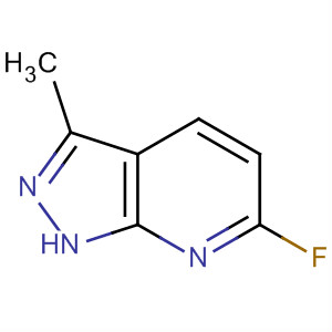 Structure of 1H-PYRAZOLO[3,4-B]PYRIDINE,6-FLUORO-3-METHYL-