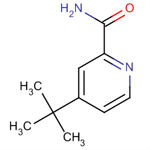 Structure of 2-Pyridinecarboxamide, 4-(1,1-dimethylethyl)-