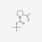 Structure of 1-Boc-2-acetyl-pyrrolidine