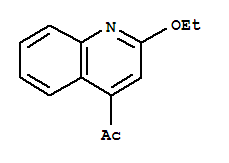 Structure of Ethanone,1-(2-ethoxy-4-quinolinyl)-
