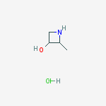 2-Methylazetidin-3-ol hydrochloride结构式
