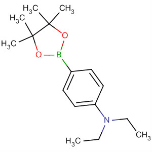 Structure of N,N-Diethyl-4-(4,4,5,5-tetramethyl-1,3,2-dioxaborolan-2-yl)aniline