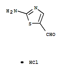2-氨基噻唑-5-甲醛盐酸盐结构式