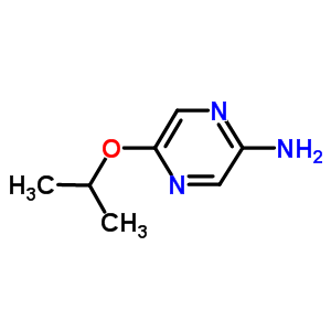 Structure of 5-isopropoxypyrazin-2-amine