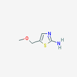 Structure of 2-Thiazolamine,  5-(methoxymethyl)-
