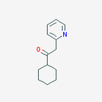 1-cyclohexyl-2-pyridin-2-ylethanone结构式