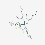 Structure of 2,6-Bis(triMethyltin)-4,4-bis(2-ethylhexyl)-4H-cyclopenta[2,1-b:3,4-b']dithiophene