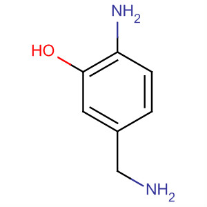 Structure of Phenol, 2-amino-5-(aminomethyl)-