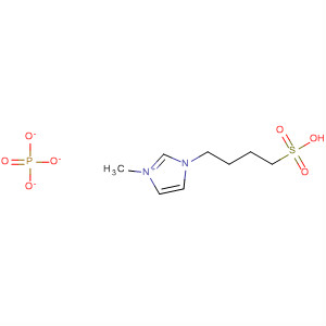 Structure of 1H-Imidazolium, 1-methyl-3-(4-sulfobutyl)-, phosphate (1:1)