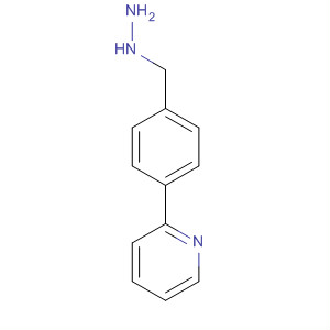 Structure of Pyridine, 2-[4-(hydrazinylmethyl)phenyl]-