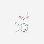 Structure of 2-CHLORO-3-METHYLBENZOIC ACID METHYL ESTER