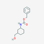 顺-3-(BOC-氨基)环己烷甲醇结构式