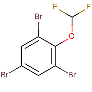 Structure of Benzene, 1,3,5-tribromo-2-(difluoromethoxy)-