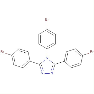 Structure of 4H-1,2,4-Triazole, 3,4,5-tris(4-bromophenyl)-