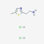 Structure of 2-(5-methyl-1,3-thiazol-2-yl)ethanamine Dihydrochloride