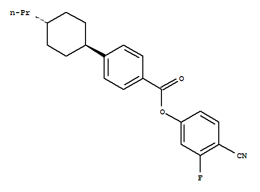 Structure of 3-Fluoro-4-cyanophenyl trans-4-(4-n-propylcyclohexyl)-benzoate