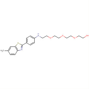 Structure of Ethanol,2-[2-[2-[2-[[4-(6-methyl-2-benzothiazolyl)phenyl]amino]ethoxy]ethoxy]ethoxy]-