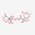 Calcium hydroxycitrate; (-)-Calcium hydroxycitrate tribasic结构式