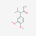 2-(3,4-dimethoxyphenyl)-3-methylbutanoic acid结构式
