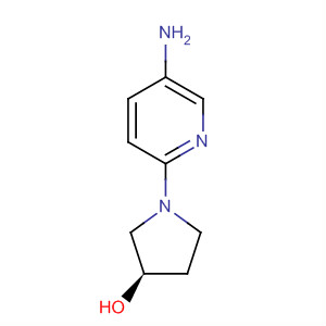Structure of 3-Pyrrolidinol, 1-(5-amino-2-pyridinyl)-, (3R)-