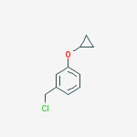 1-(chloromethyl)-3-(cyclopropyloxy)Benzene结构式