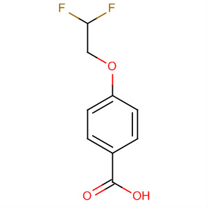 Structure of Benzoic acid, 4-(2,2-difluoroethoxy)-
