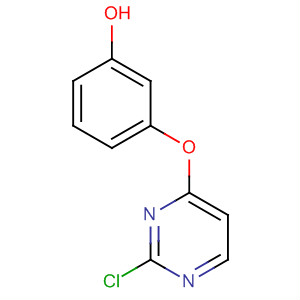 Structure of Phenol, 3-[(2-chloro-4-pyrimidinyl)oxy]-