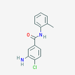 Structure of 3-AMino-4-chloro-N-(o-tolyl)benzaMide