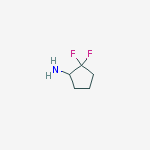 2,2-difluorocyclopentanamine结构式
