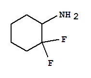 Structure of cyclohexanamine, 2,2-difluoro-